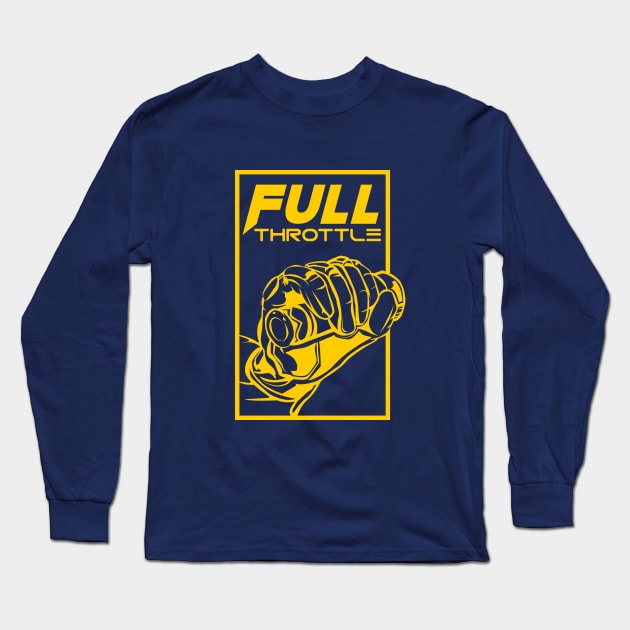 Max Wrist - Full Throttle Long Sleeve T-Shirt by TokyoGaijinGuy